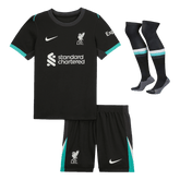 Liverpool Fußballtrikot-Set Auswärts 2024/25 Kinder (Trikot + Shorts + Socken)